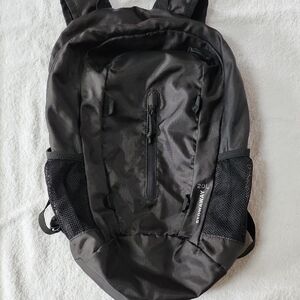 Eddie Bauer Unisex 20L Stowaway Black Backpack Preowned